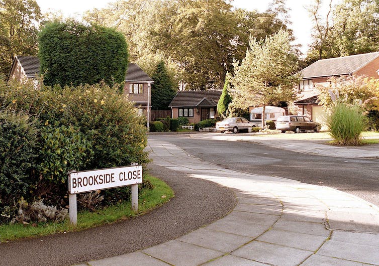A shot of Brookside Close.